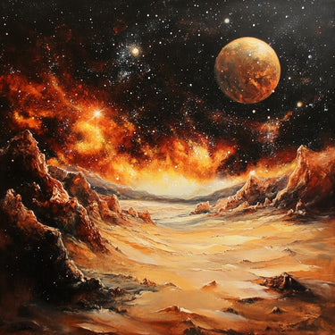 Planet Space Canvas